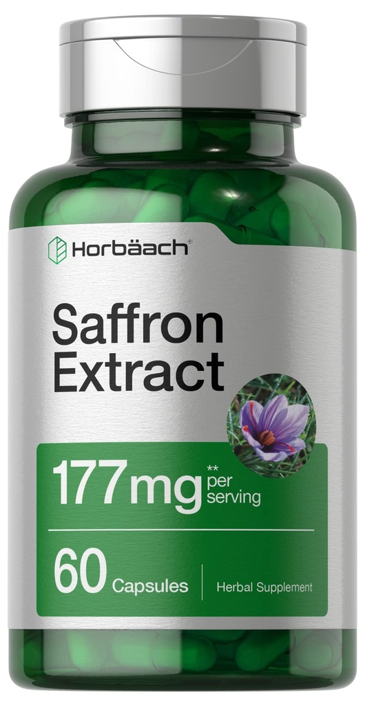 Horbäach Saffron Extract Kapsler 124; 177 mg