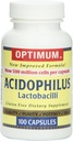 Optimum Acidophilus Lactobacilli kapsler, 100 Greve