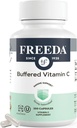 FREEDA-vitamin C - C-vitamin C 500 mg - Kosher - kraftig antioxidant immunforsvar - sensitiv mave-vitamin C-kapsler Calcium Ascorbat - C-vitamin 500 mg - VIT C-tillæg (250 Tæl)