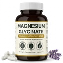Magnesium Glycinate - 500mg, 120 kapsler, 4 måneders forsyning, understøtter stress relief, søvn, hjerte sundhed, nerver, muskler, Metabolisme * Vegan, 3. part testet, gluten fri, ikke-GMO af Zeta Chad Labs