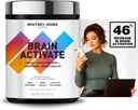 Whitney Johns - Brain Booster Supplement, Nootrop Focus, Brain Supplements for Memory & Focus, Reducer Brain Fog med hurtig fungerende Unique MCT C8 - Zero Sugar & Coffein, 2 Tubs