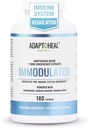 ADAPTOHEAL Immodulator - Adaptogen Supplement for Well- Being, med Ginseng, Ashwagandha, Reishi Mushroom - Understøtter Stress Response, Mood Balance og immunsystem funktion (180 kapsler / 700 mg)