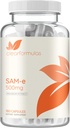 Bioactive SAM- e 500mg - High Strength SAM- e Supplement med Biologisk Aktiv S, S Form for lever og mood Support - Vegan Non- GMO Konserveringsfri - Lavet i USA (180 Servere)