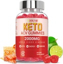 Keto Acv Gummies - Apple Cider Vincious Gummies Diet Supplement til Mænd Kvinder - med Pomegranat Beet Juice Powder - 60 Vegan