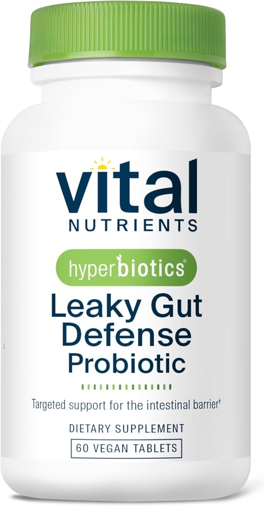 Hyperbiotika Vital Nutrients Leaky Gut Reparation Supplement Probiotisk Beeg 124; videnskab Bakket Formel Styrker Intestinal Barrier og Gut Sundhed * Beeg 124; Reducerer fordøjelsesbesvær