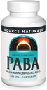 Kilde Naturals PABA - para- Amino benzoesyre, 100 mg kosttilskud - 100 tabletter