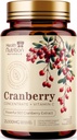 Cranberry Pills Supplement 25,000mg - Fresh Cranberry Ækvivalent Powder Extract med Vitamin C & E - Urinary Tract Health Support, Cran Berry Fruit, Sugar Free Formel, Flasket i USA - 60 kapsler