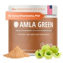 Amla Powder Superfood Supplement med Græskar Spice, 20x Ultra Koncentreret Amla, Lavet med kanel, Ingefær, Nutmeg, Cloves, Allspice, Cardamom, Indian Gooseberries, Græskar Spice, 90 Servere