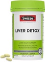 Swisse Milk Thistle Lever Cleanse Detox & Repair Detox; Lever Detox & Liver Support Detox 124; Milk Thistle + Turmerisk + Artichoke Extract