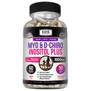 Kaya Naturals Myo & D- Chiro Inositol Plus Støtte til kvinder, Vitamin B8- 60 kapsler