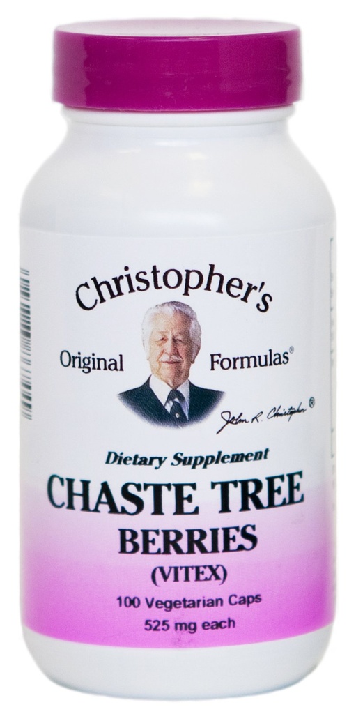 Dr. Christopher 's Formel Chaste Tree Berries, 100 VCaps 525 Milligram