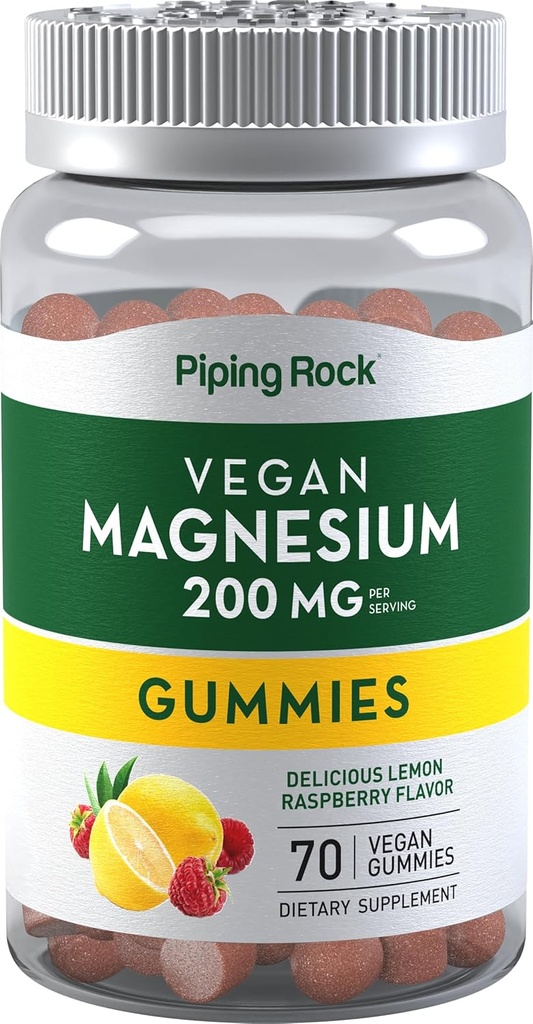 Piping Rock Magnesium Citrate Gummies 200 mg