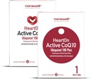 NANOWELL HeartOn Active CoQ10 Kaneka Ubiquinol 100 Plus Heart Health Supplement - 30 Softgels X 1 Box for 1 måned (30 Greve)