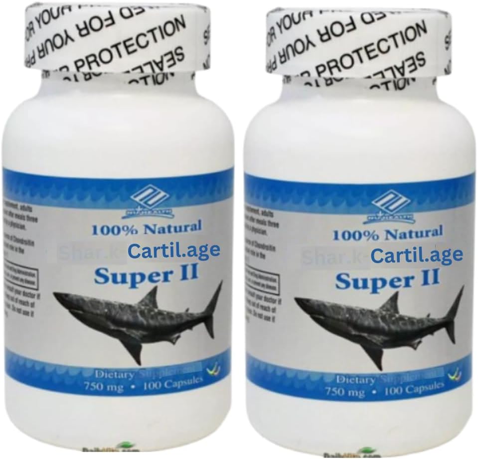 100% Naturlig Cartil. Alder 750 mg - 100 kapsler (pakning med 2 stk.)