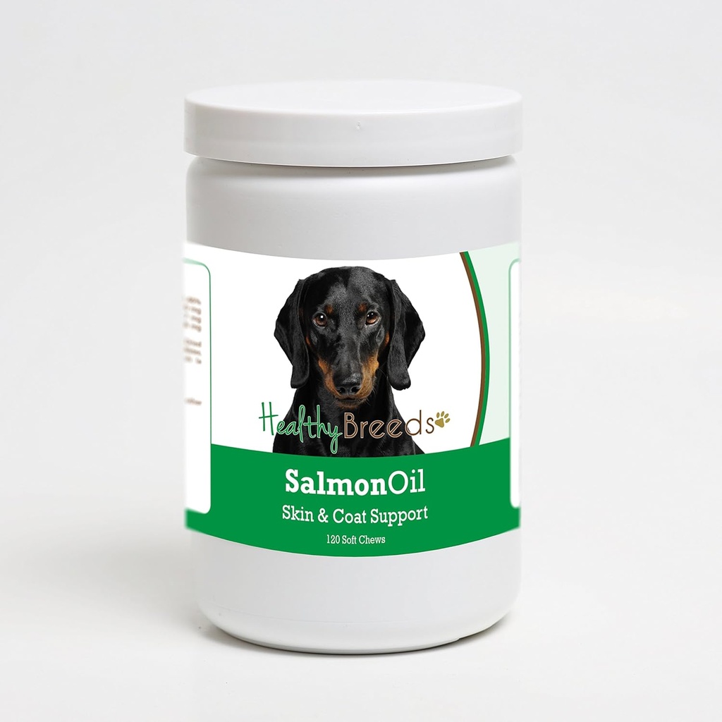 Sunde racer Dachshund Salmon Oil Soft Chews 120 Greve
