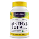 Sund oprindelse methylfolat 800 mcg (Quatrefolisk, non- GMO, biotilgængelig folat, gluten fri, Neurotransmitter Support), 120 Veggie Caps