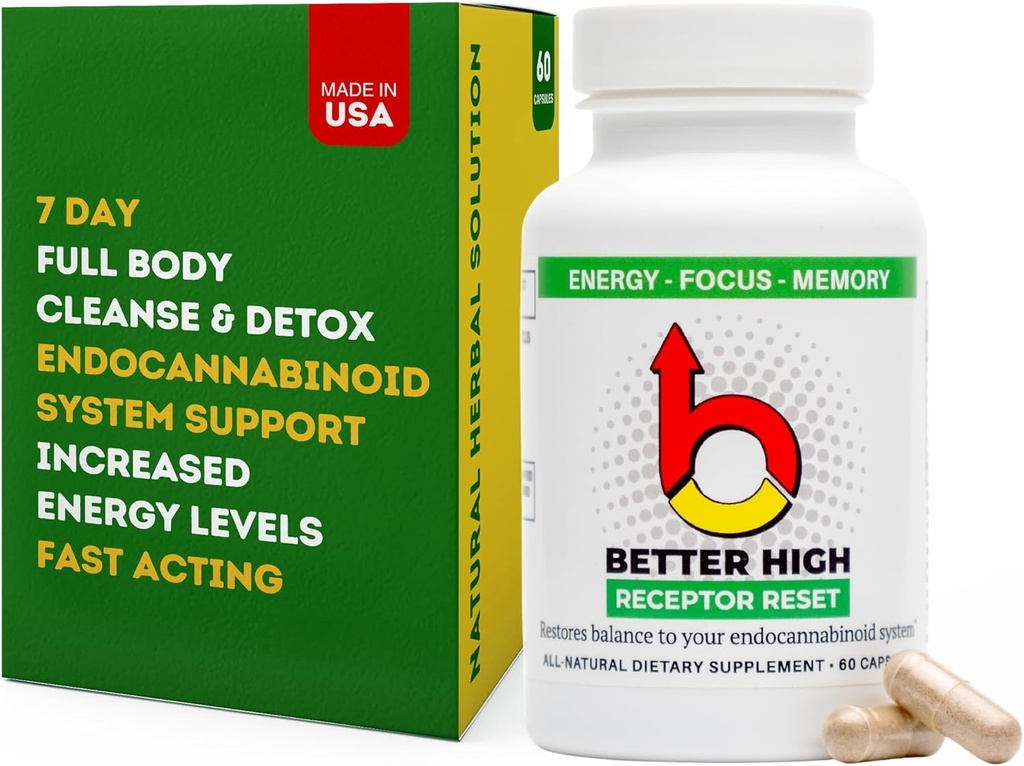 ODii bedre høj rense Detox 900 mg Focus Energy Support Immunsystemet Inflammation Relief fordøjelsesmedicin kapsler til mænd og kvinder - Boost Vitality og føle dig bedst!
