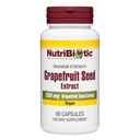 NutriBiotic - Grapefrugt Seed Extract kapsler 250 mg, 60 Greve - Maksimal styrke med Bioflavonoider