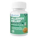 WELMATE - Allergy Relief - Fexofenadine HCl 60 mg - 12 timers non- Drowsy Antihistamin - nysen - Runny Næse - Itchy Eyes, Næse & Hals - Indendørs & udendørs Allergy Relief tabletter - 100 Greve