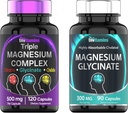 Triple Magnesium Complex 500 mg (120 kapsler) & Magnesium Glycinat 300 mg (90 kapsler)
