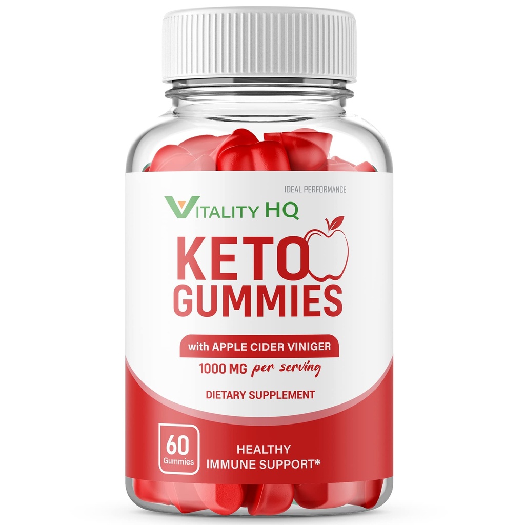 IDEAL YDEEVNE Vitality HQ Ketos Gummies Vitality Ketos ACV Gummies Vitality ACV Gummie Vitality Ketos Gummies (60 Gummies)
