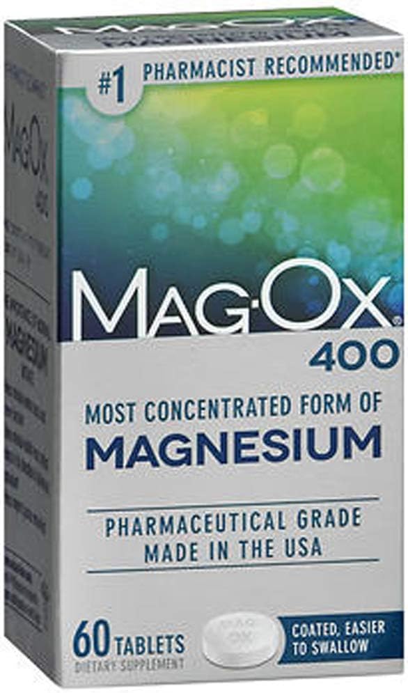 Mag- Ox 400 Magnesium, tabletter 60 Hver (pakke med 3)