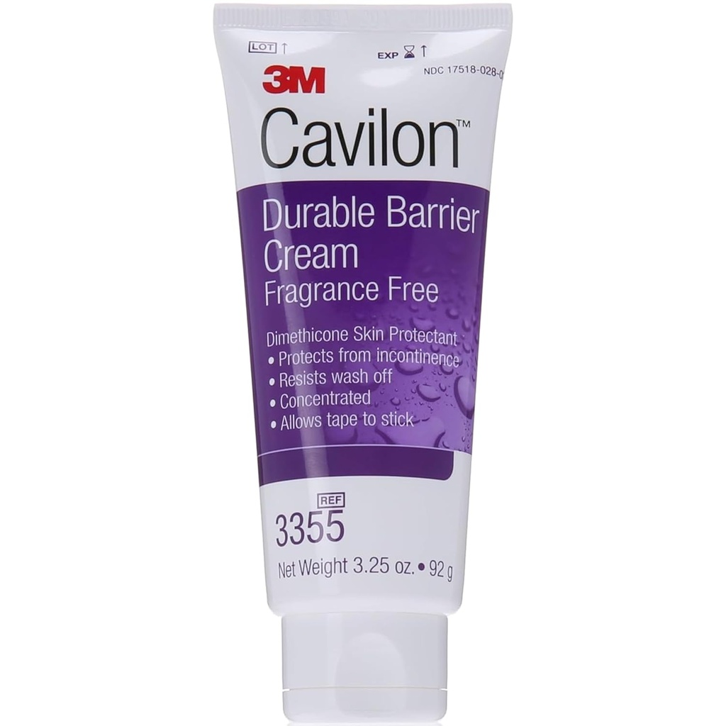 3M Cavilon Holdbar Barrier Cream - 3,25 oz Tube - 1 tilfælde (12 Hver)