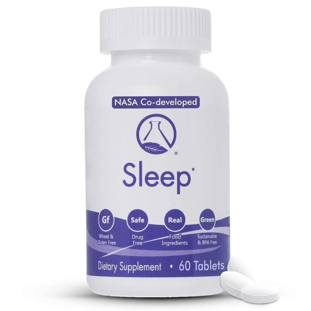 Sove - 60 Ct Buddy 124; Slap af og falde søvn naturligt, Vågn op Tilbagefald124; NASA Samudviklet Sleep Aid med Valerian Root, Passionflower, Magnesium, Melatonin, Lindrende urter til Overnatning