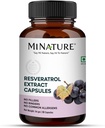minature Resveratrol Extract Kapsler 124; Superfood Kosttilskud • 124; 500mg; 90 Veg Kapsler, 45 dage Supply, 54g • 124; Pure & Natural • 124; Kemisk Free Preservatives • 124; Vegan • 124; Fremstillet i Indien