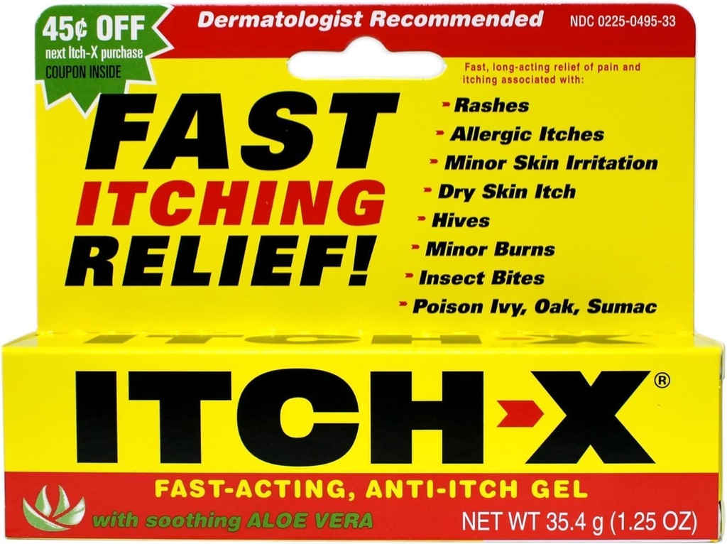 788802 Tube Anti- Itch Itch X Gel 1,25oz Mængde på 1 enhed af Agcher, B.F. &...