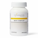Integrativ terapi Iron Complex - Wellness & Energy Support med Vitaminer C & B12 * - Inkluderer Folate - Gluten- Free & Dairy- Free - 90 Softgels (45 Servere)