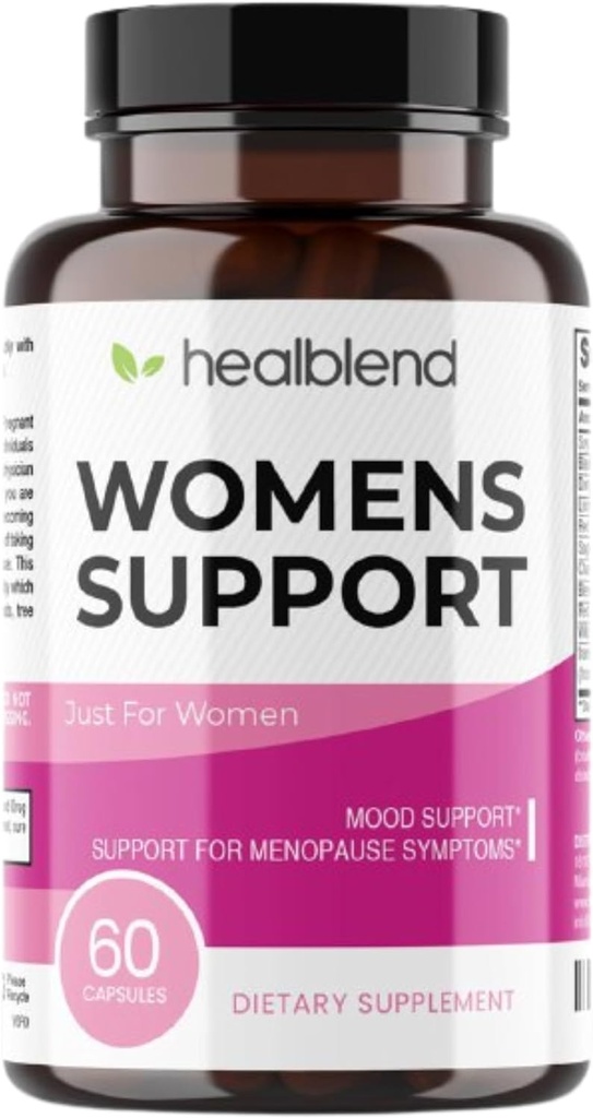Women’s Support Complex Advanced Formula - Female Support Supplement for Hot Flashes, Night Sweats, Symptoms of Perimenopause and Menopause - Hormone Regulation Naturally - 60 Capsules