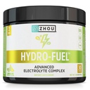 ZHOU Hydro- Fuel - Elektrolytter pulver, sukker fri hydrering drik mix w / Magnesium, zink, kalium & natrium, næringsstoffer, mineraler & kokos vand ekstrakt, Ingen sukker - Lemon Lime, 5.36 oz (30 Servere)