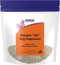 Now Foods Kosttilskud, Tomme Vegetariske Kapsler, Dobbelt "00", Fyldt med vægt, Non-GMO projekt Verificeret, 750 Veg Kapsler
