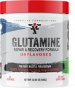 Glutamin, Unflavored, Essentials, Train Harder, Recover Hurtigere, Forøg Endurance, Veteren Ejes og drives (60 Servere, Glutamin)