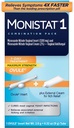 Monistat 1 Dag Gær Infektion Behandling for kvinder, 1 Miconazol Ovule Indsæt & ekstern Monistat Anti- Itch Cream Bundle