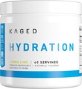 Kaged Hydration Elektrolytes Powder Budd124; Lemon Lime Budd124; Hydra- Charge Sports Drink Mix 124; Pre, Post, Intra Workout Budd124; Low Carb, Vegan, Gluten Free Budding124; Kosttilskud til mænd og kvinder