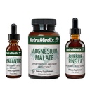 NutraMedix Detox Set - 3-Piece Kit with Sealantro, Burbur-Pinella & Magnesium Malate for Cleansing, Detox & Daily Wellness Support - Plant-Based Liquid Detox Drops & Daily Capsules