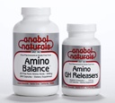 Physique Stack- Amino Balance 240 caps Komplet Free Form Formel med BCAA 's og EAA' s for Muscle Recovery. Amino GHReleasers 120 caps Præ- træning med L-arginin og L-glutamin til Lean Muscle Growth