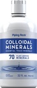 Piping Rock Colloidal Minerals Flydende 124; 32 fl oz Note 124; Unflavored Tincture Supplement 124; Plan Afledt Essential Trace Minerals