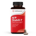 LifeSeasons B / P Stabili- T - Blodtrykssupport - supplement til sundt hjerte & kredsløb - Ashwagandha, Arjuna, Gotu Kola & Hawthorn Berry - 120 kapsler
