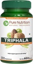 Pure Nutrition Triphala Extract 700mg - 60 Caps (Extract Equiv. to 1900 mg Triphala Fruit Powder) Non gmo-124; En gang dagligt; 124; 60 dages forsyning.