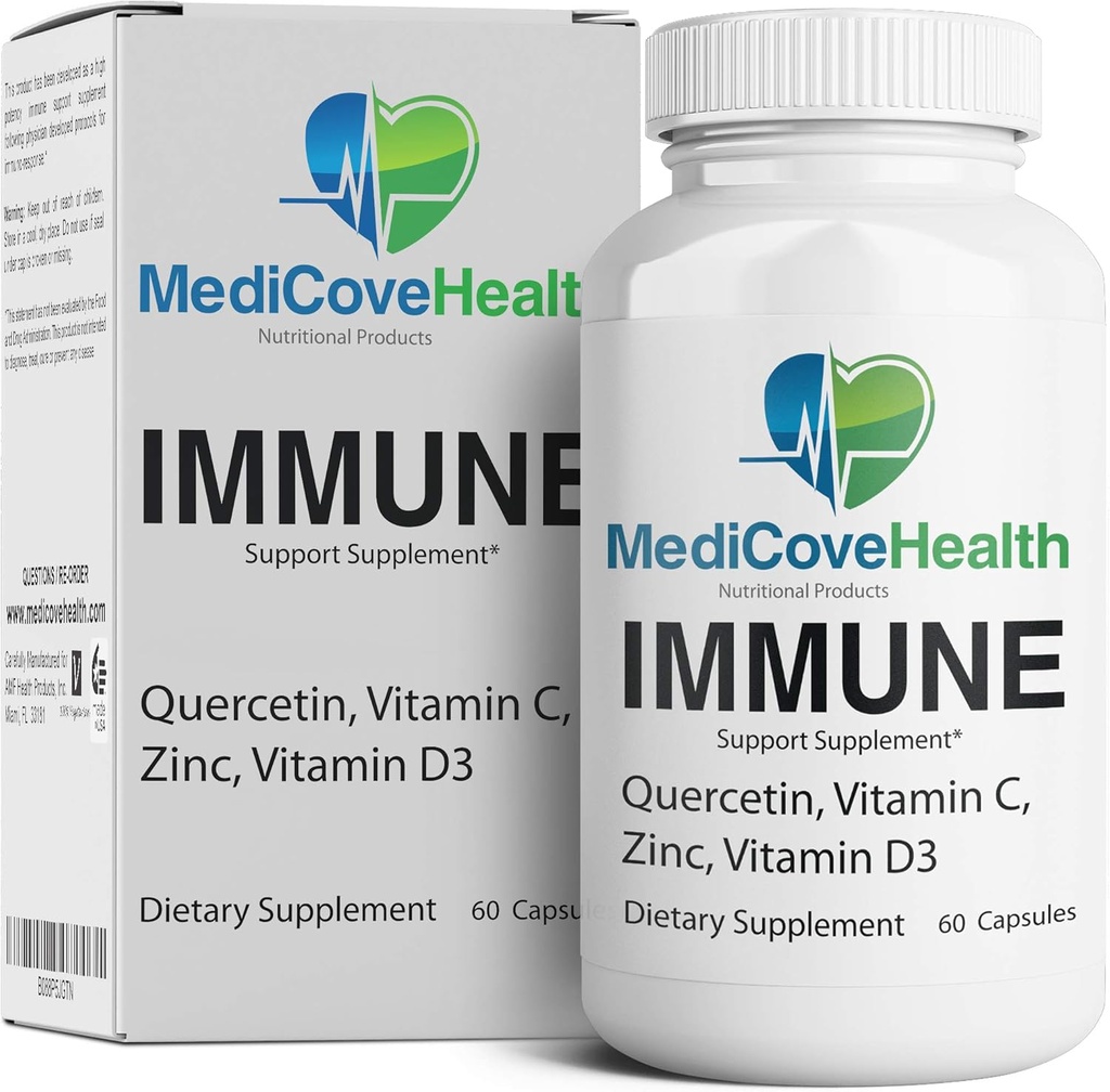 Ivory Caps immunforsvar: Quercetin, C-vitamin, zink, D3-vitamin