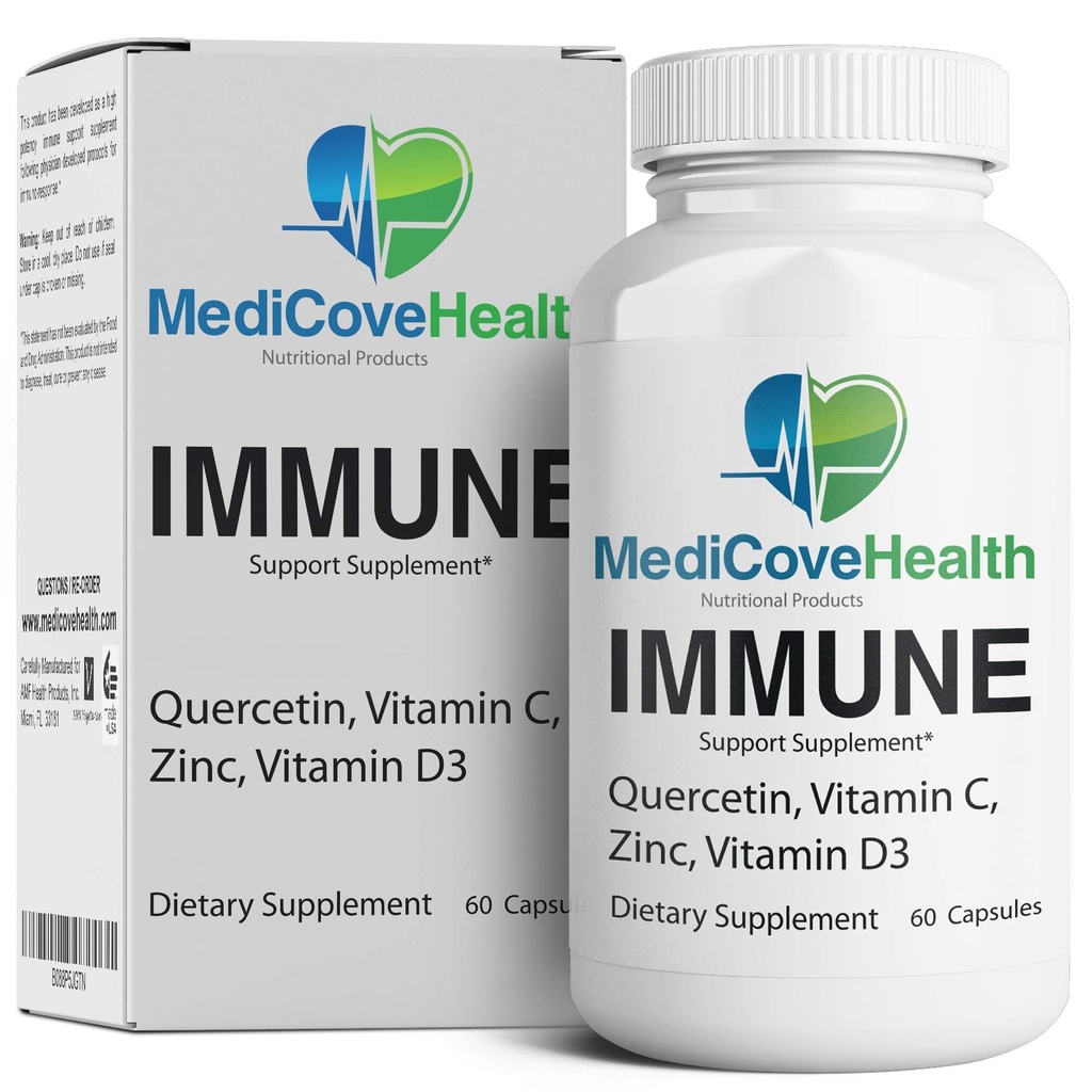 Ivory Caps immunforsvar: Quercetin, C-vitamin, zink, D3-vitamin