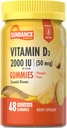 Sundance Vitamin D3 Gummies Note 124; 2000 IE