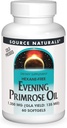 Source Naturals Evening Primrose Oil - Hexane- Free - 1350mg - GLA Yield: 135 mg - Cold- Pressed - 60 Softgels
