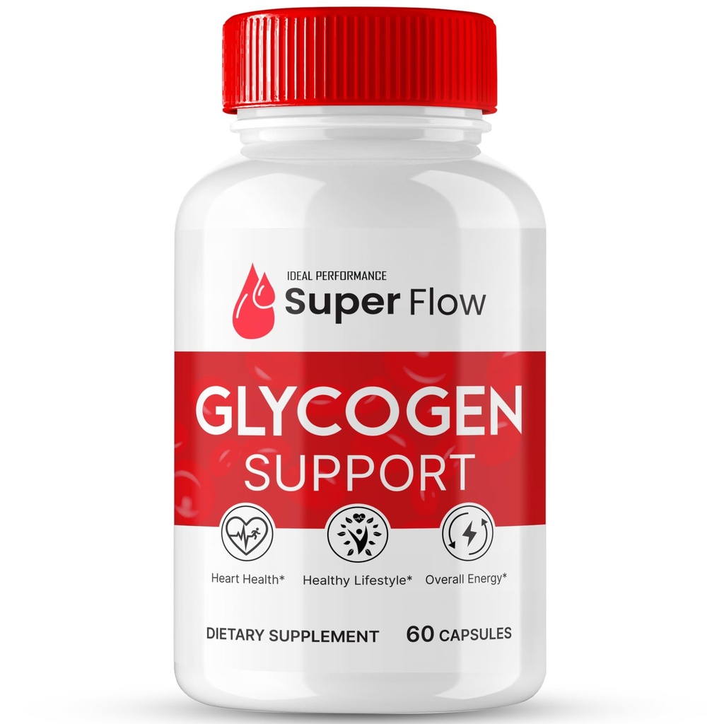 Super Flow Glycogen Support, Super Flow Glycogen Optimizer Kapsler, Glycogen Super Flow, SuperFlow Glycogen Support Pills, SuperFlow Glycogen Support Anmeldelser, Blood Support Formel Supplement (1 Pack)