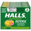HALLS Defense Assorted Citrus Vitamin C Drops, 20 sticks af 9 Drops (180 Total Drops)