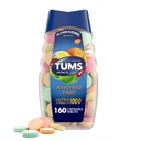 TUMS Ultra Strength Antacida Tablets for Chewable Heartburn Relief og Syre fordøjelsesbesvær Relief, Diverse Frugt - 160 Greve