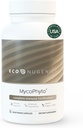 EcoNugenics MycoPhyto Complex: Svampe supplement til intensiv immunforsvar - 60 kapsler - Inkluderer Tyrkiet Hale, Reishi, Cordyceps, Maitake & mere - Energi, Gut Sundhed & Nootrop Brain Support